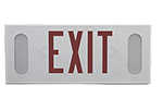 Vandal Resistant and Anti Ligature Emergency Exit Sign with Battery Backup